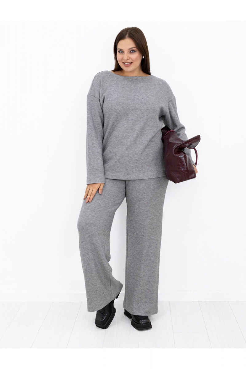 Брючный костюм Ollsy 05152 серый