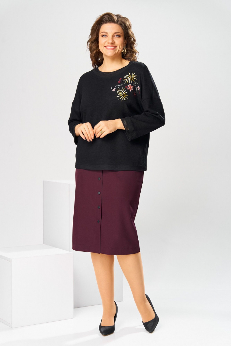 Юбочный комплект Romanovich Style 2-2045 бордовый