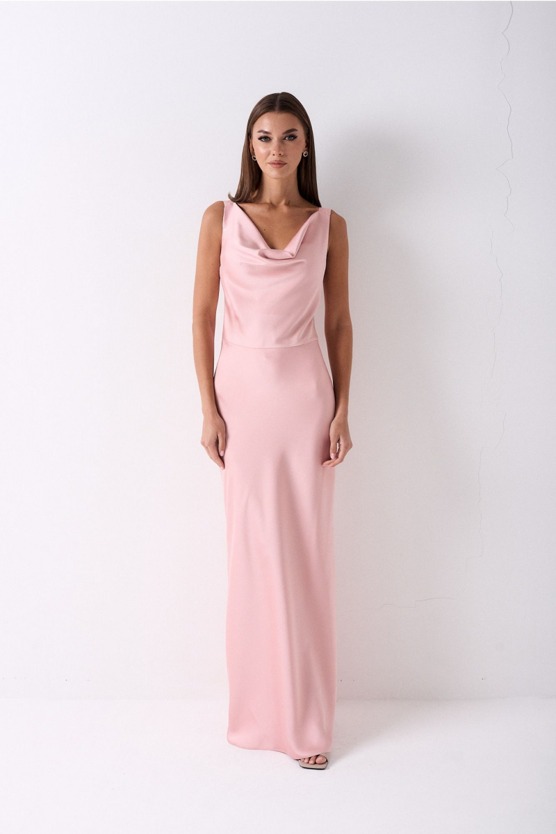 Платья Lady Line 0325 пыльный_розовый