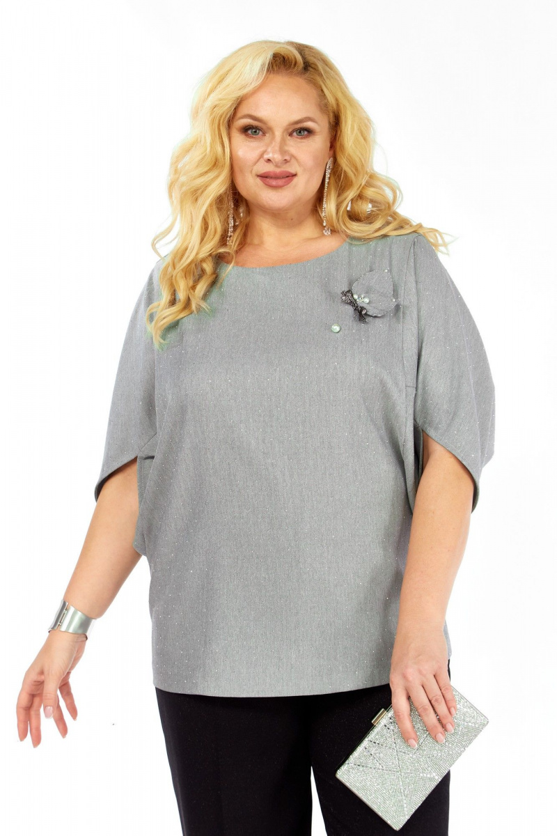 Блузы Элль-стиль 2436а серый