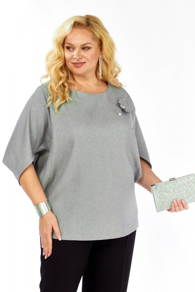Блузы Элль-стиль 2436а серый