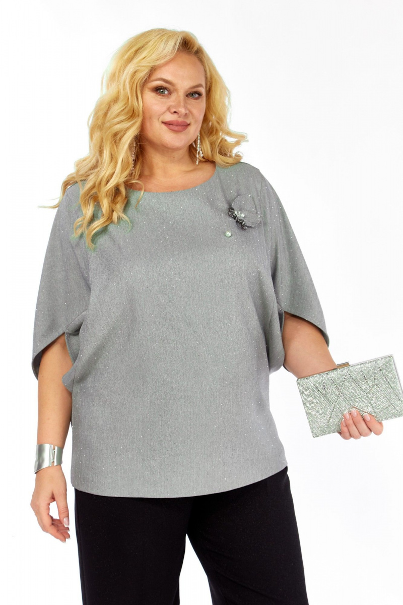 Блузы Элль-стиль 2436а серый