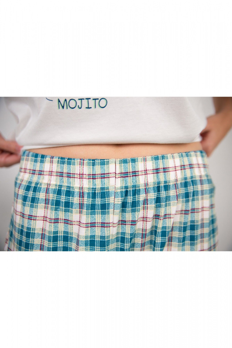 Пижамы Купалинка 40100G.158-164 к.экрю,клетка