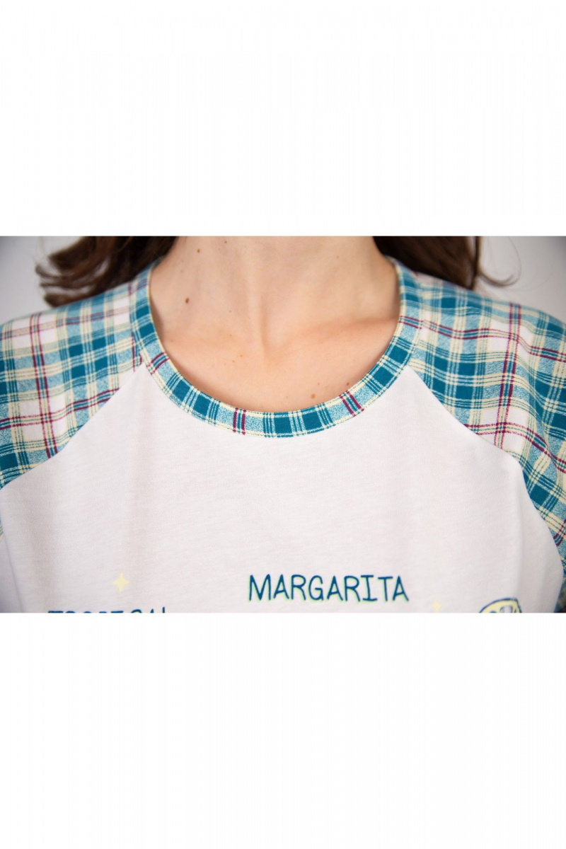 Пижамы Купалинка 40100G.158-164 к.экрю,клетка