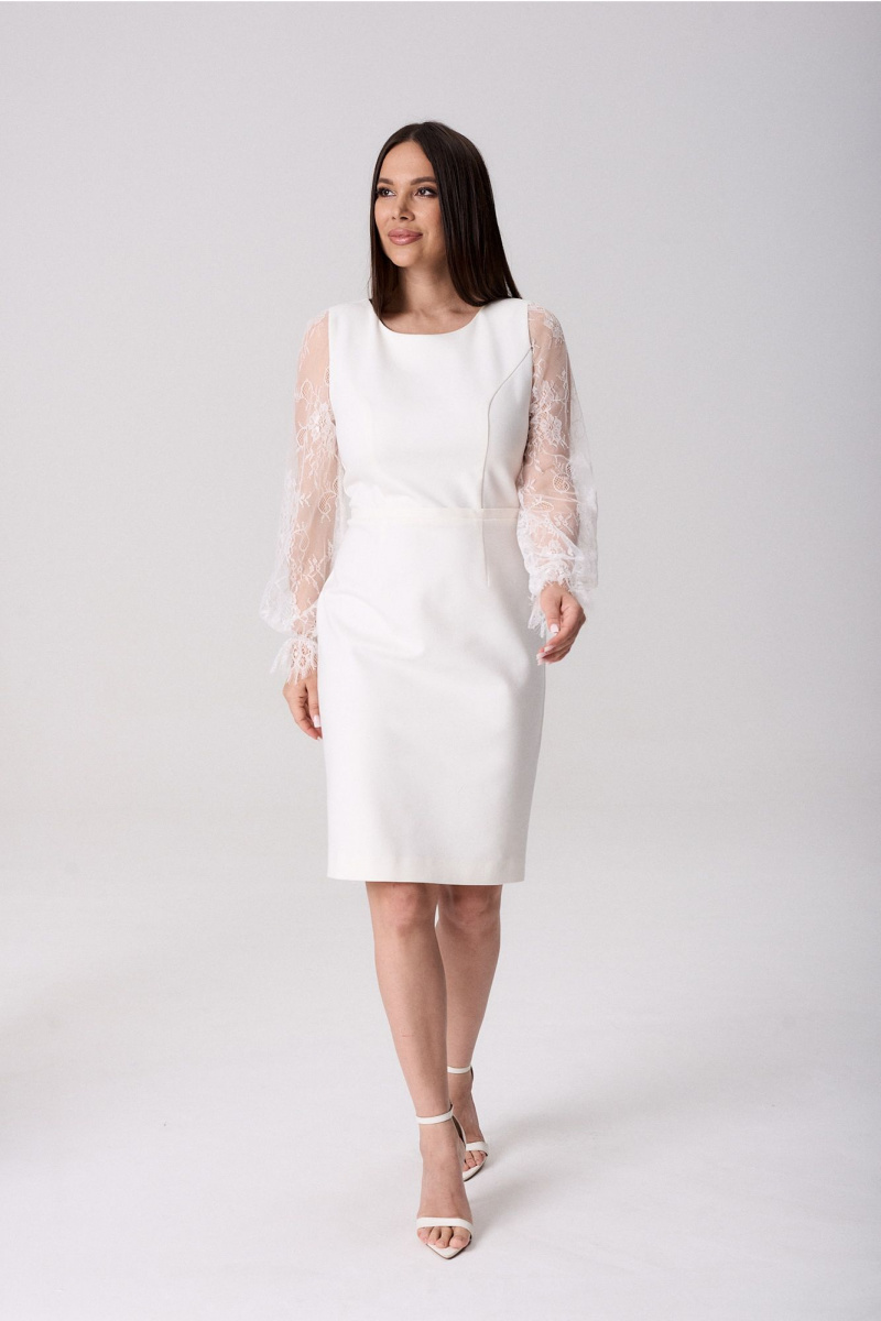 Платья Lady Line 1925 молочный