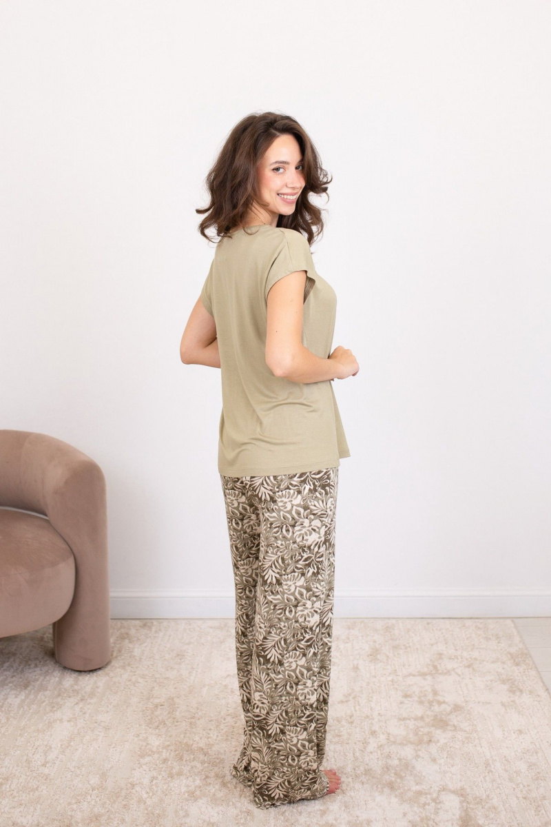 Пижамы Купалинка 698103.158-164 к.хаки,набивка