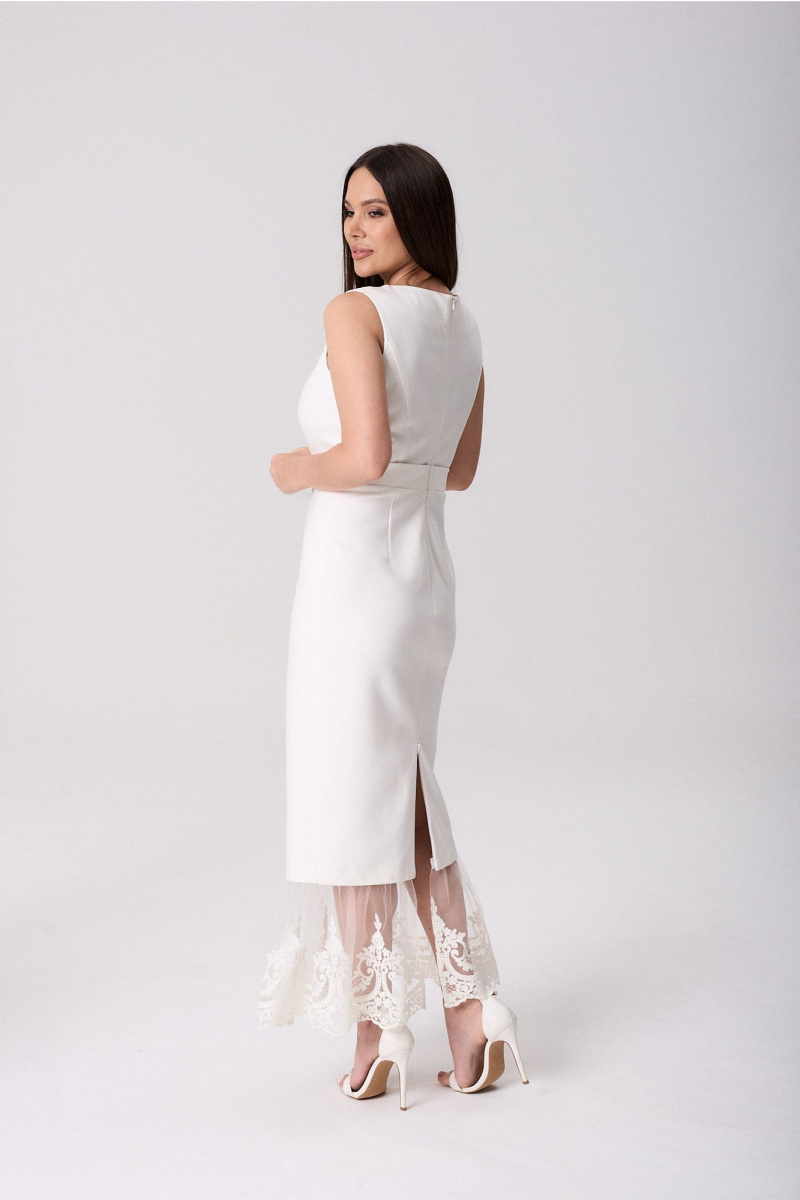 Платья Lady Line 2025 молочный