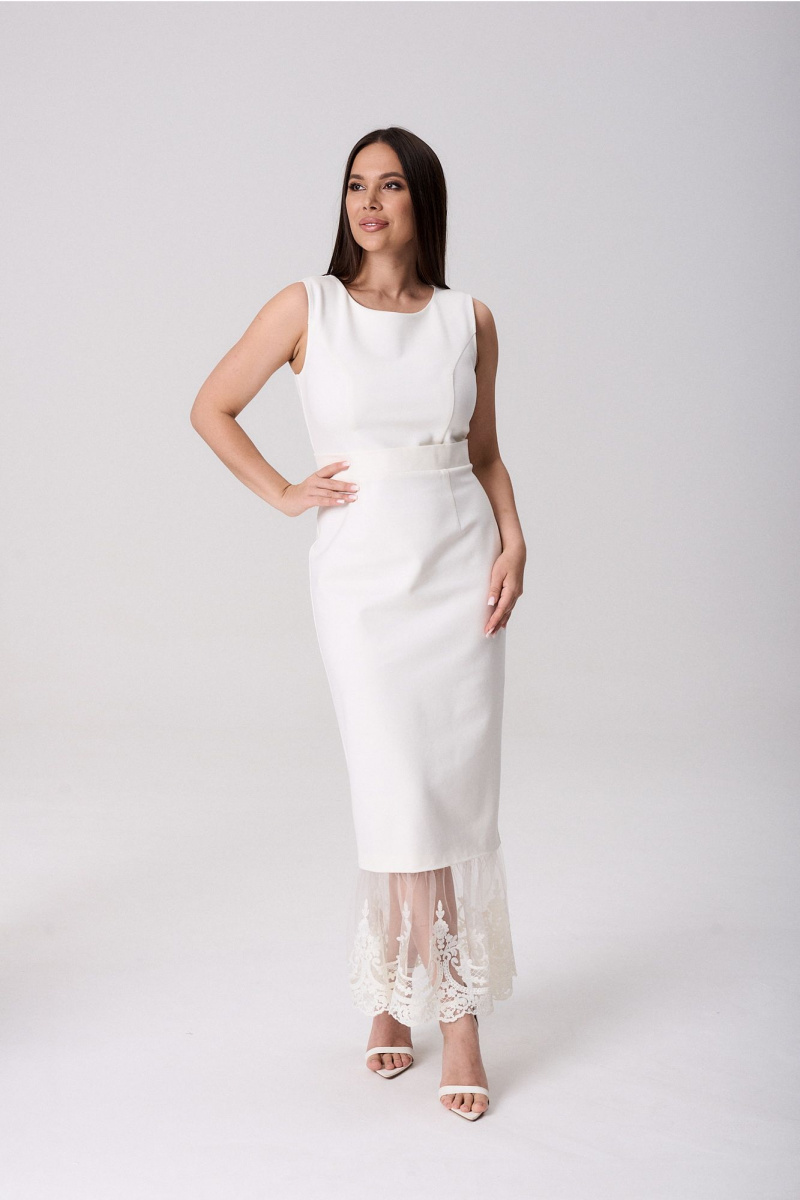Платья Lady Line 2025 молочный