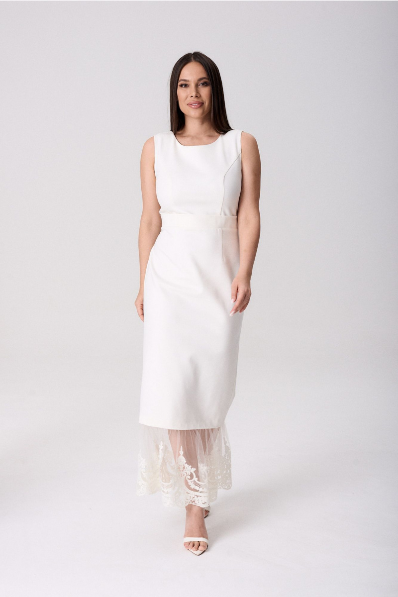 Платья Lady Line 2025 молочный