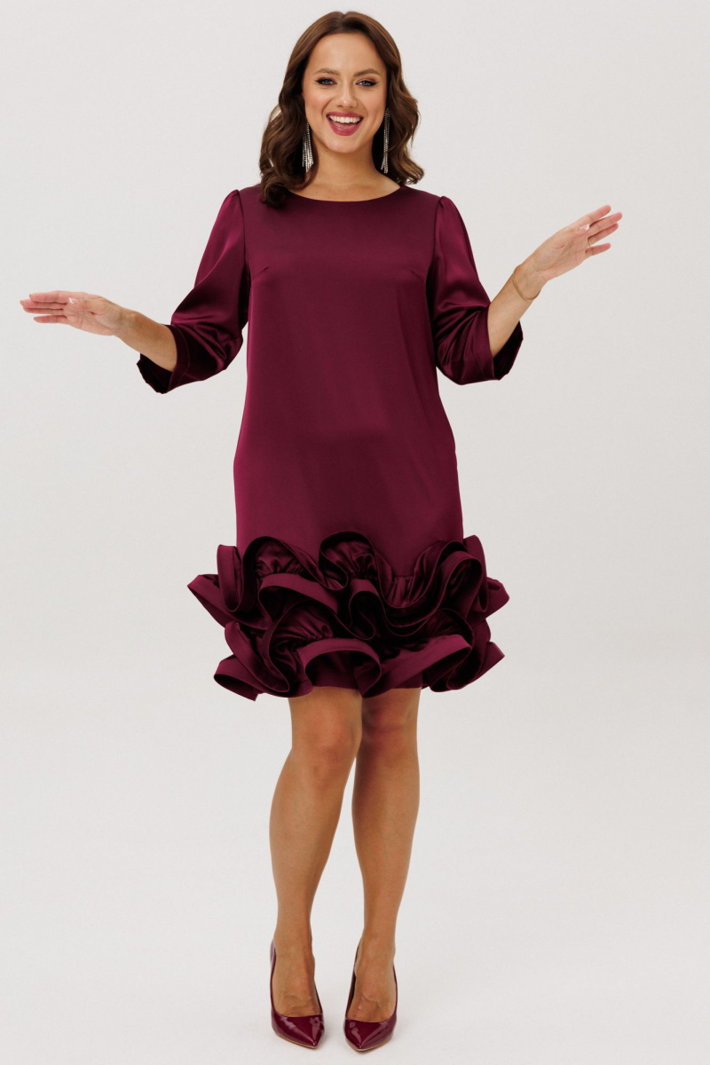 Платье Mubliz 291 бордовый