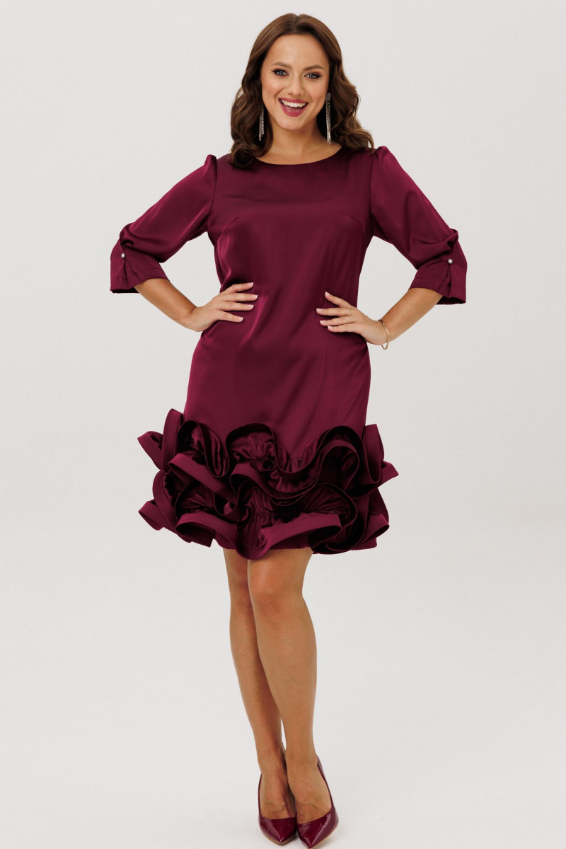 Платье Mubliz 291 бордовый