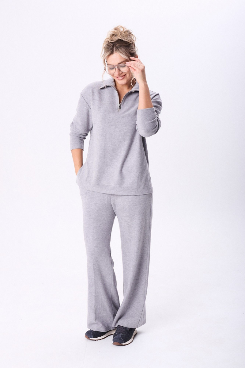 Брючный комплект Диомант 2107 серый