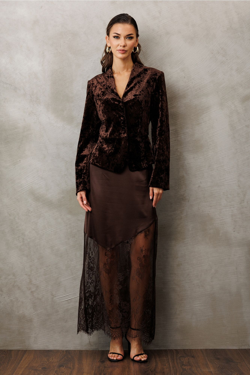 Юбки Butеr 3206 коричневый