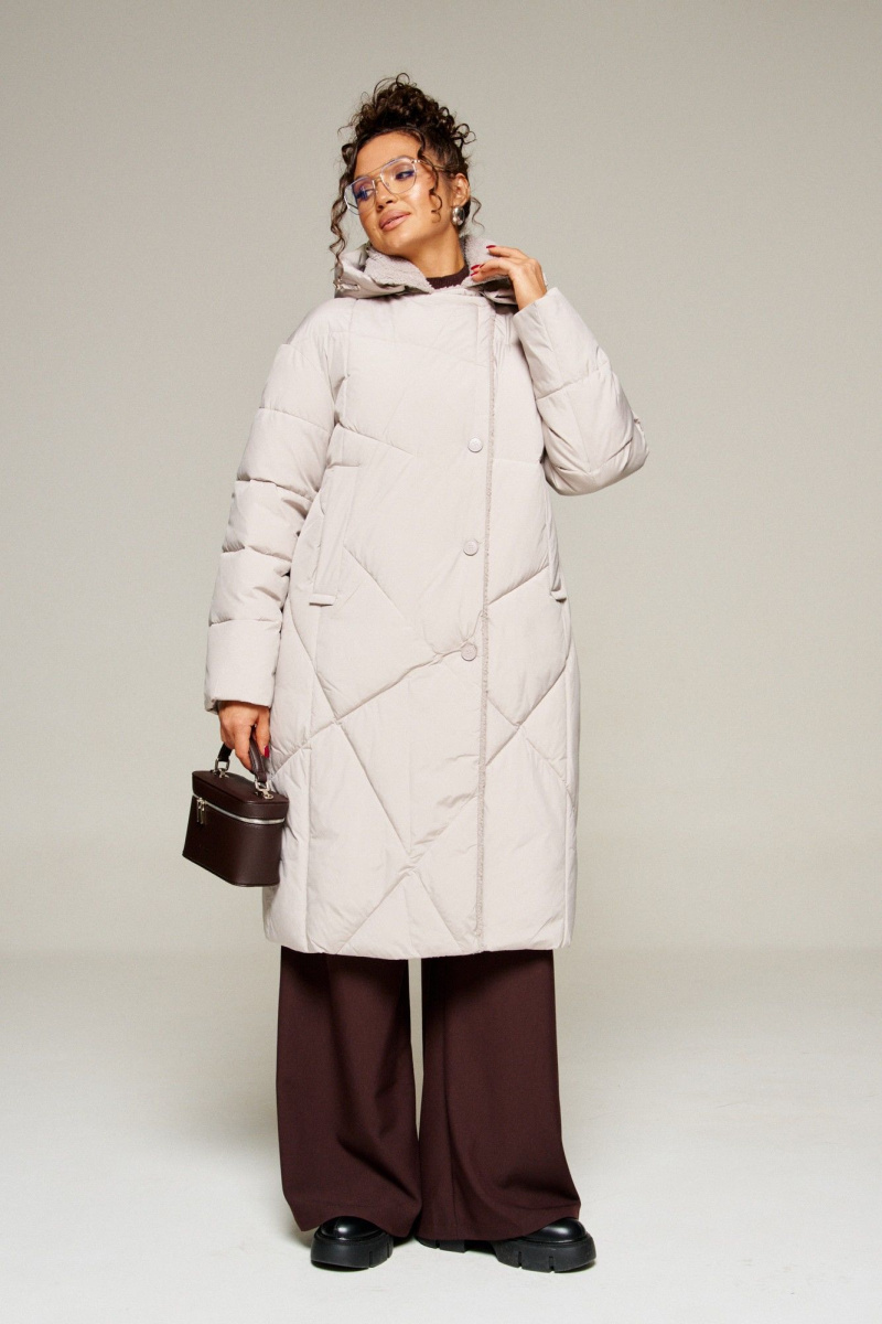 Женское пальто Beautiful&Free 8024 жемчуг