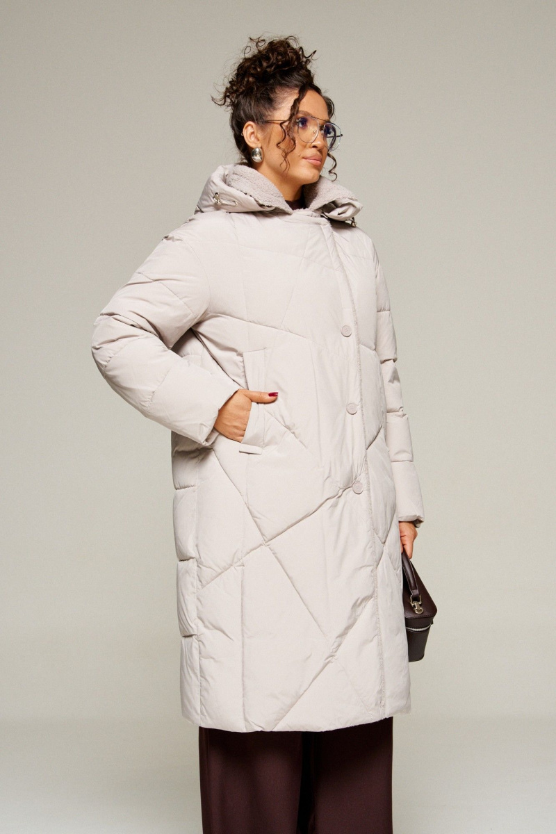 Женское пальто Beautiful&Free 8024 жемчуг