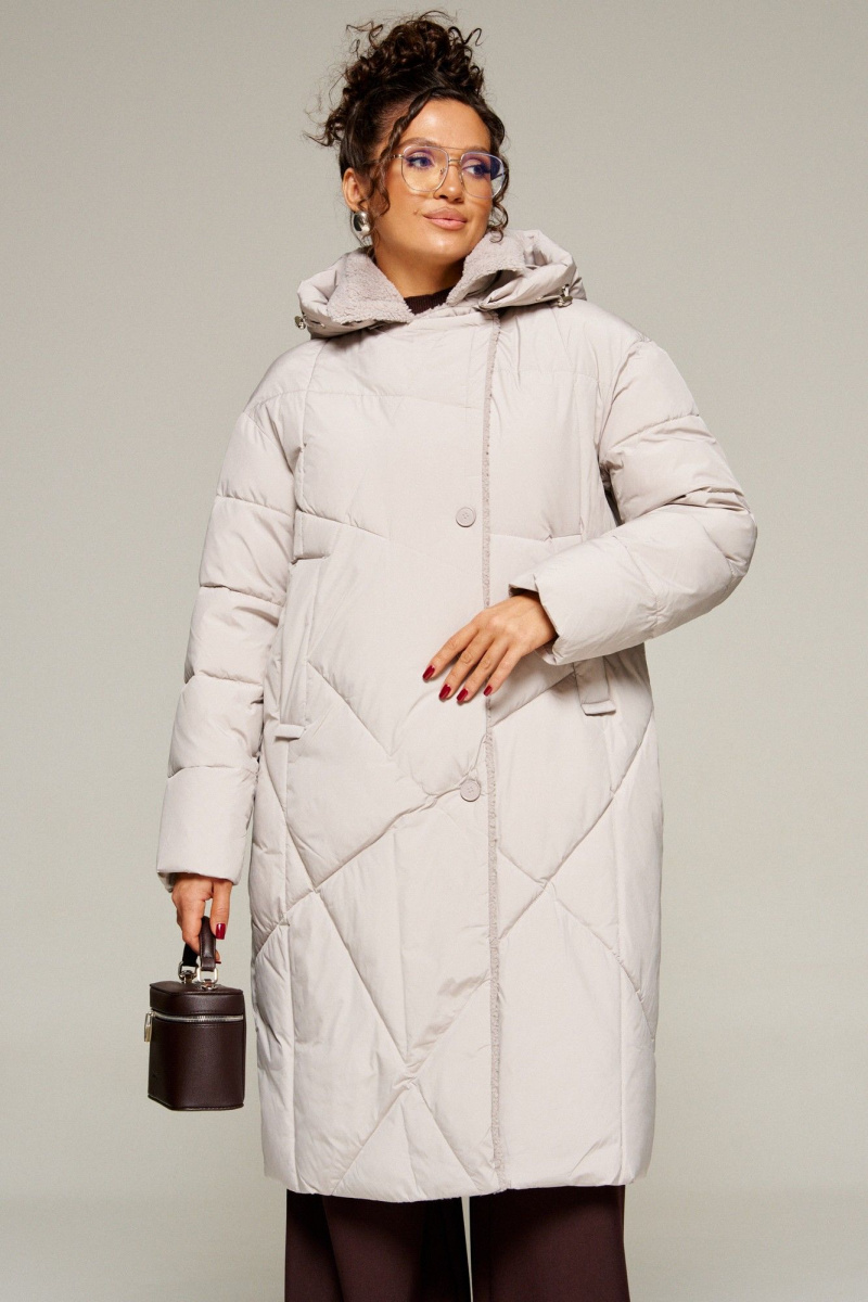 Женское пальто Beautiful&Free 8024 жемчуг