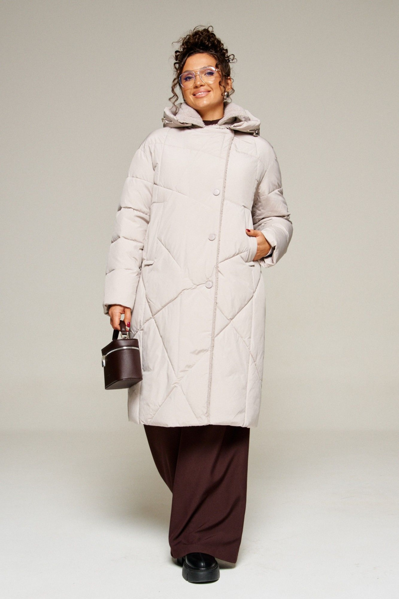 Женское пальто Beautiful&Free 8024 жемчуг