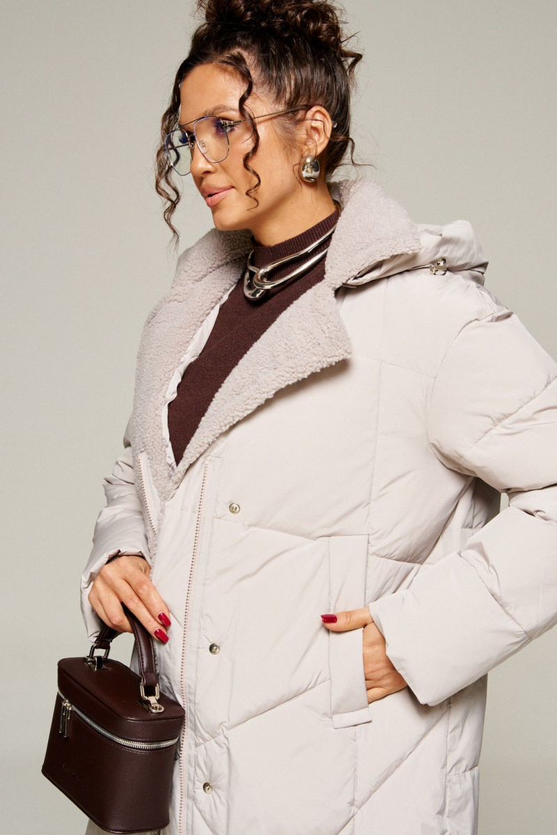 Женское пальто Beautiful&Free 8024 жемчуг