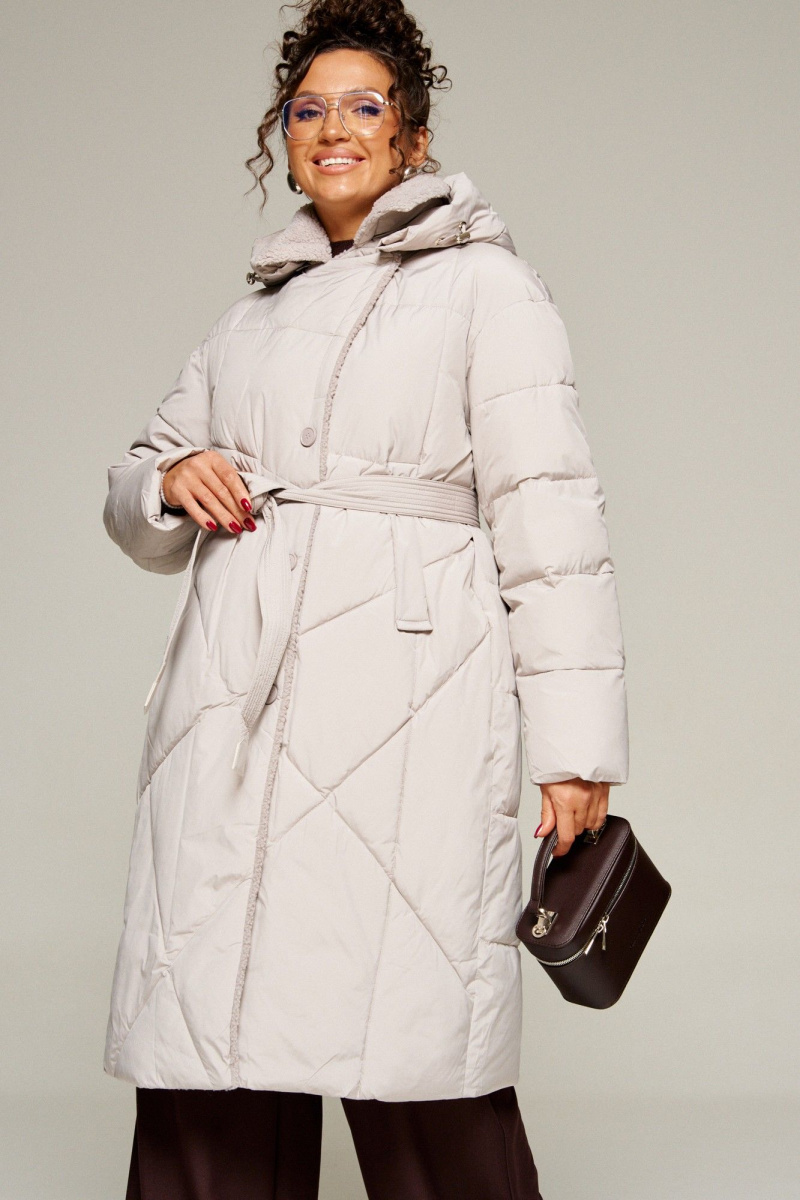 Женское пальто Beautiful&Free 8024 жемчуг