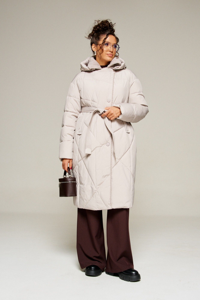 Женское пальто Beautiful&Free 8024 жемчуг