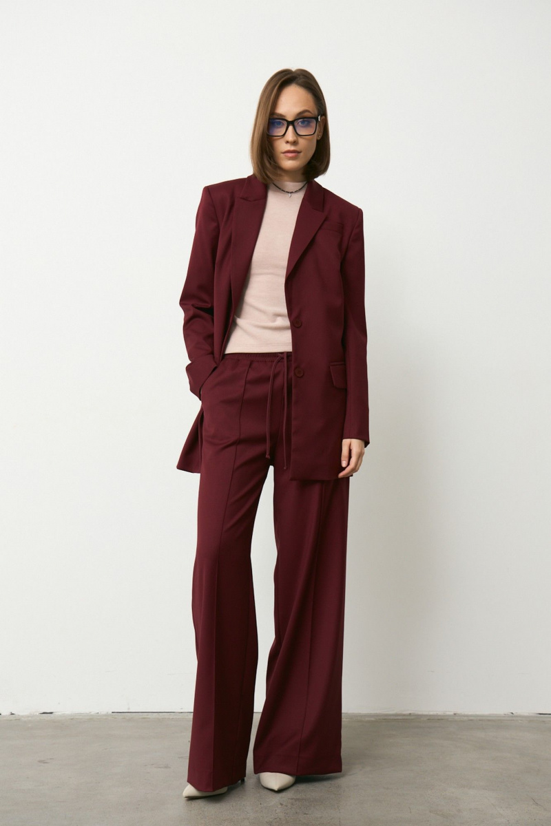 Брючный костюм Luitui R4049 винный