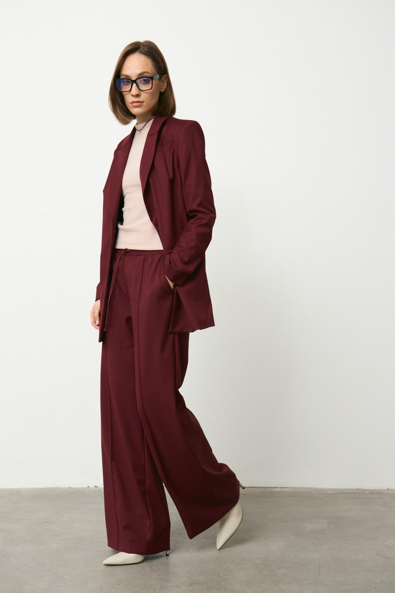 Брючный костюм Luitui R4049 винный