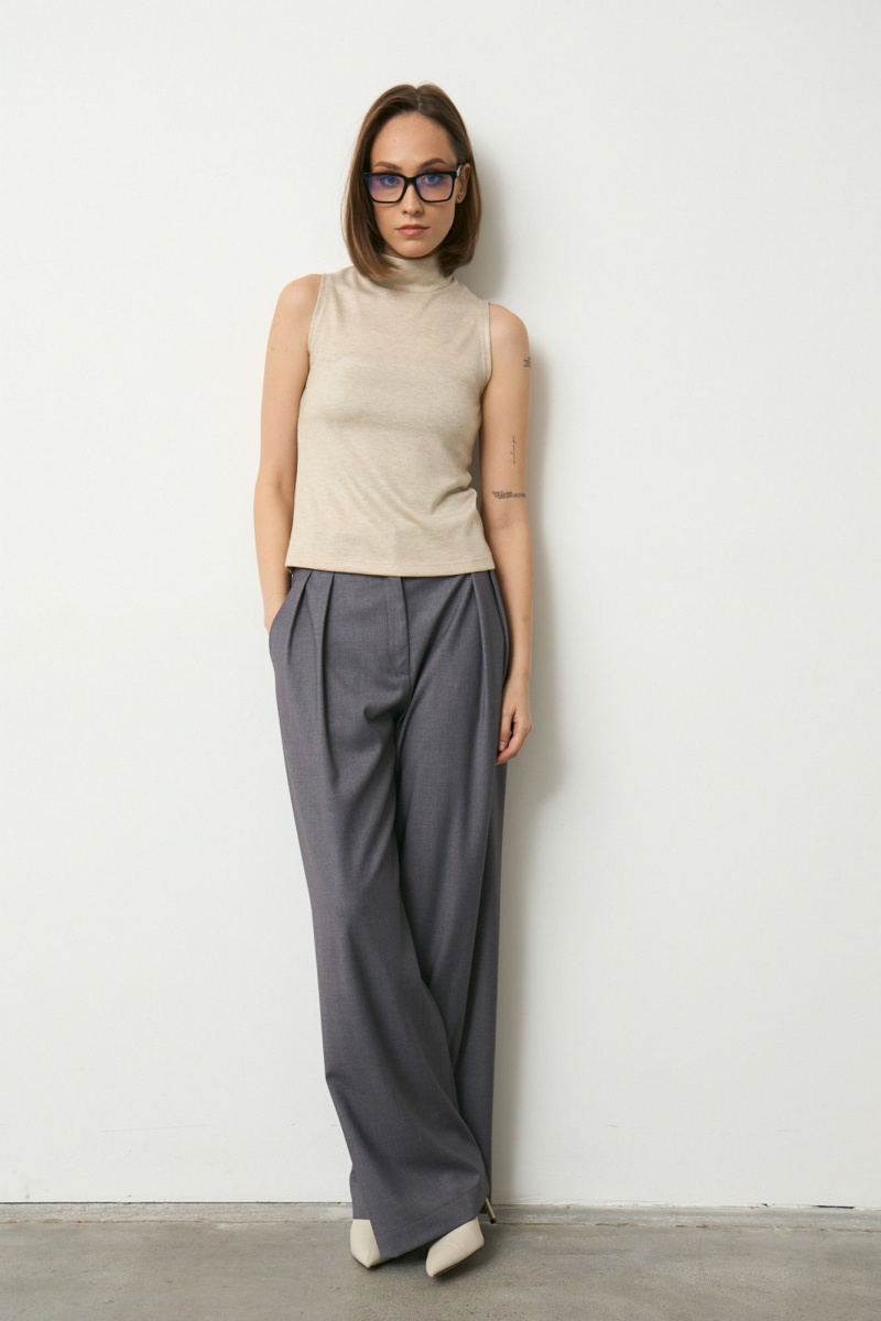 Брюки Luitui R2069 серый