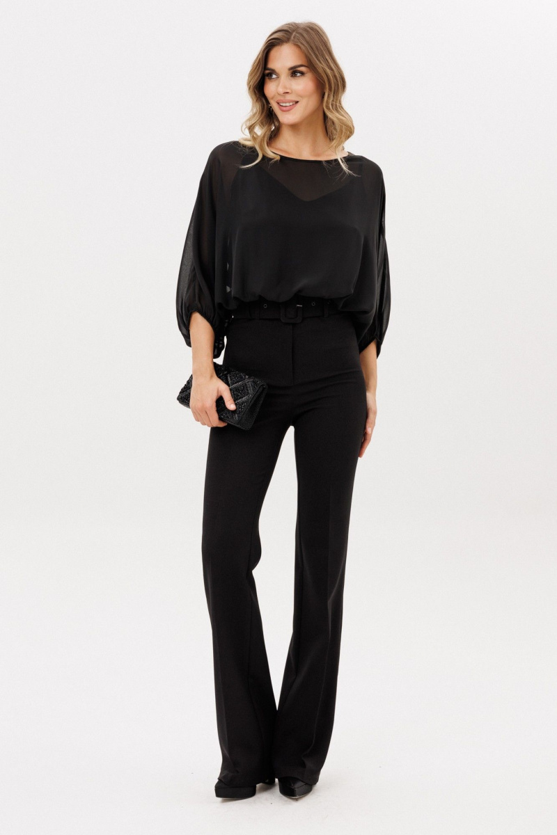 Брюки EOLA 2925.5 черный_меланж