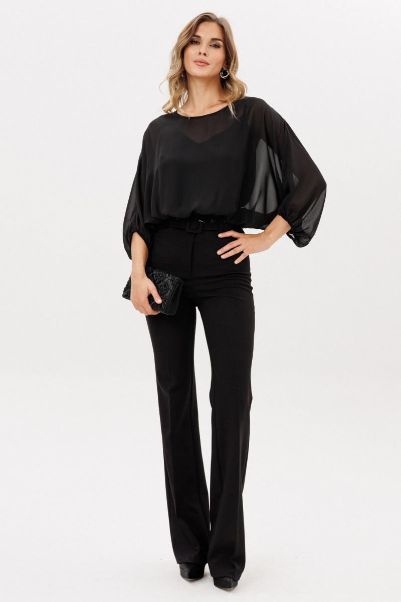 Брюки EOLA 2925.5 черный_меланж