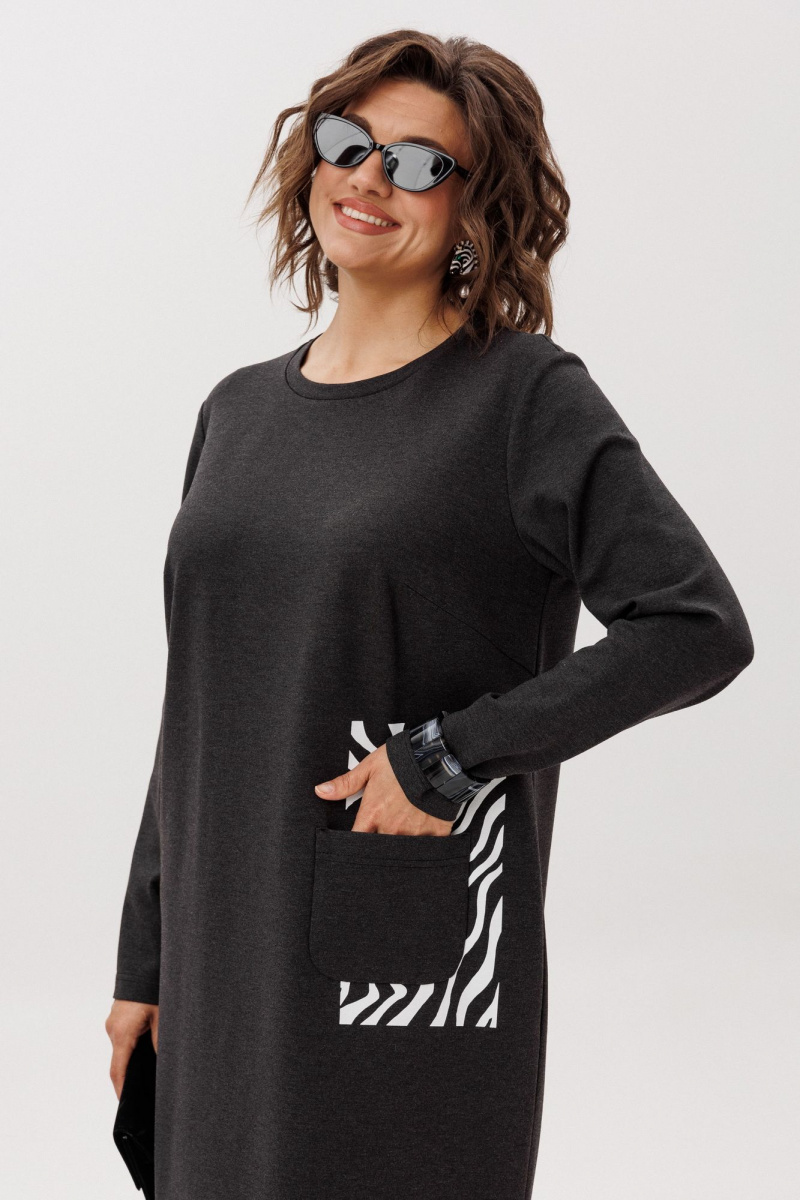 Платья Anelli 1427.1 гравити_зебра