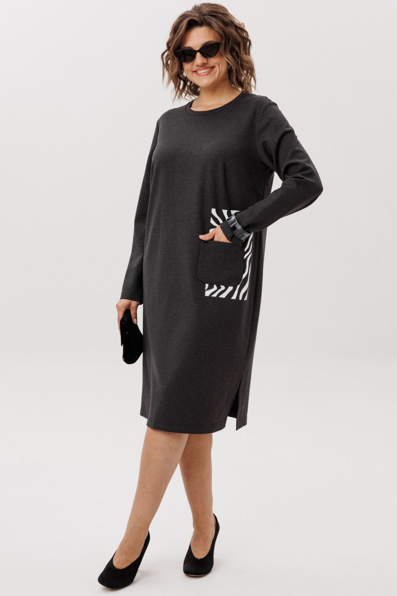 Платья Anelli 1427.1 гравити_зебра