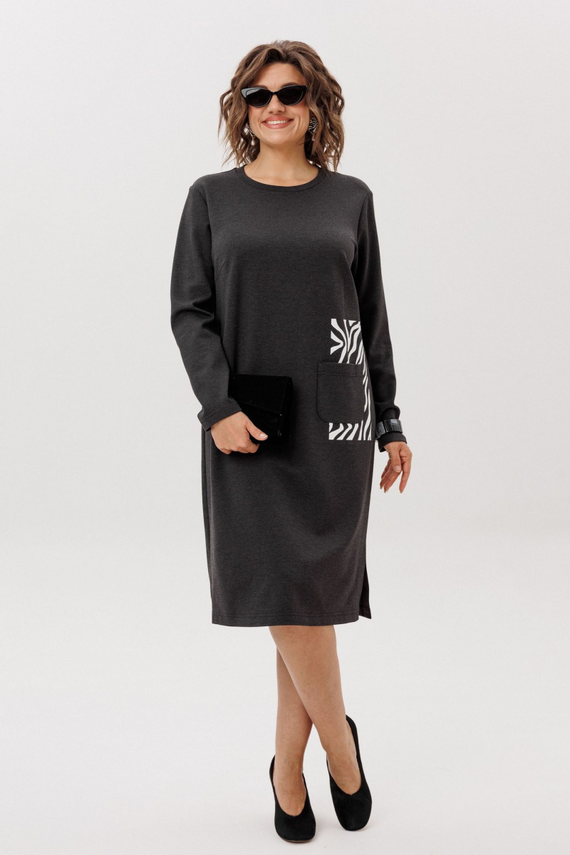 Платья Anelli 1427.1 гравити_зебра
