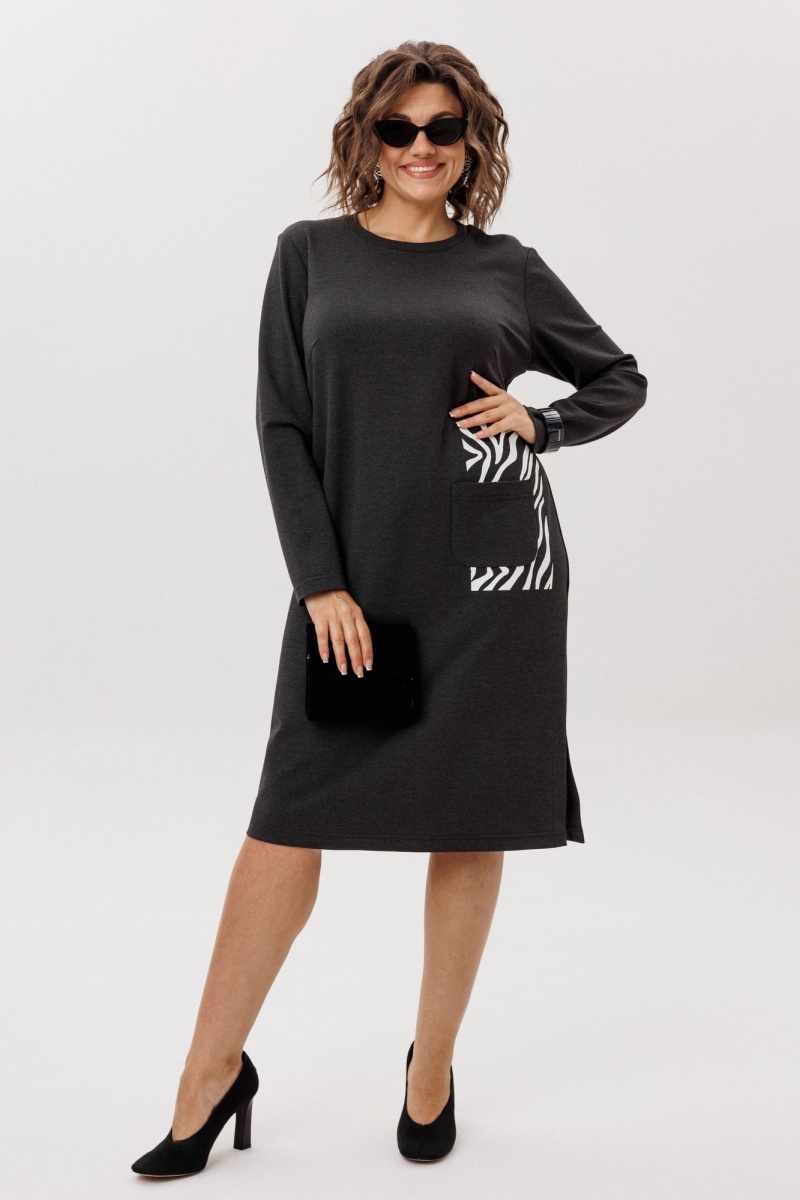 Платья Anelli 1427.1 гравити_зебра