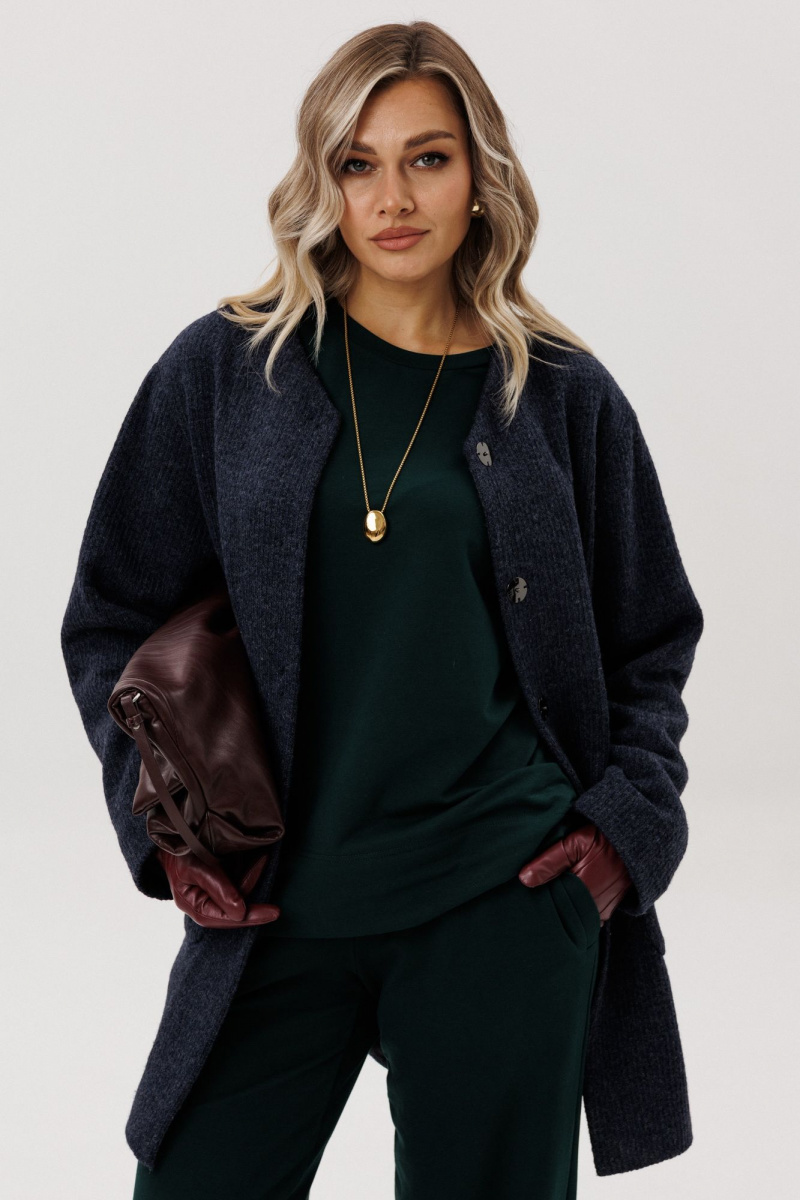 Женское пальто Ma Vie 714 синий