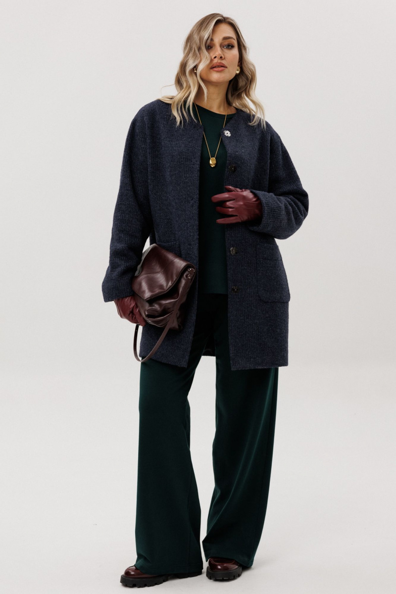 Женское пальто Ma Vie 714 синий