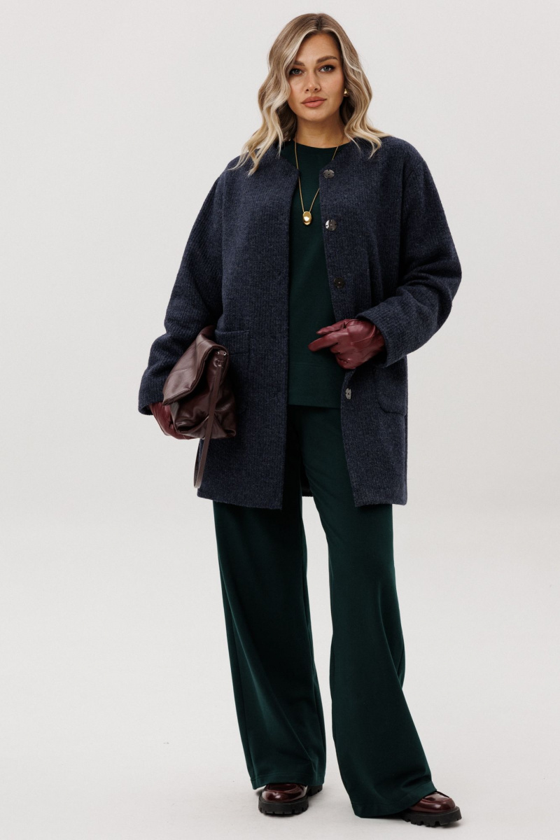 Женское пальто Ma Vie 714 синий