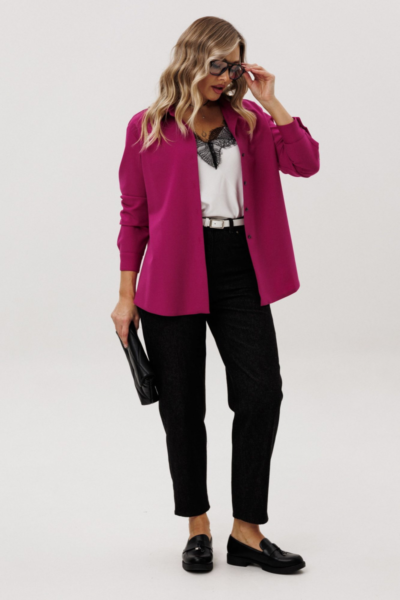 Рубашки Ma Vie М-715 фуксия