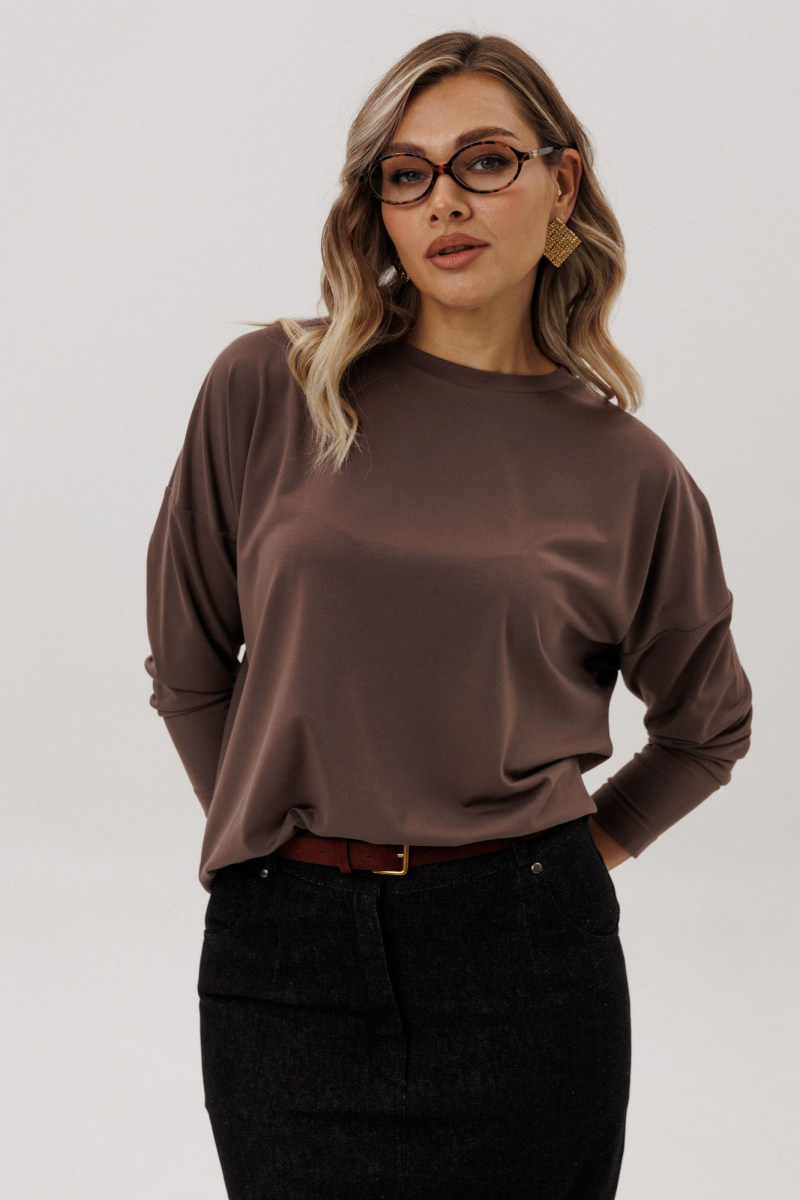 Юбочный комплект Ma Vie М-717 коричневый_и_черный