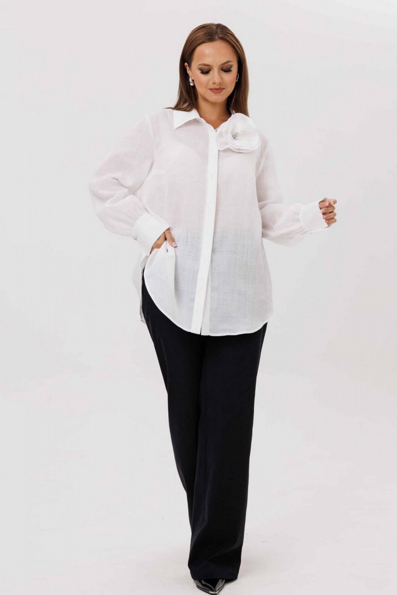 Блузы Mislana 1241 белый