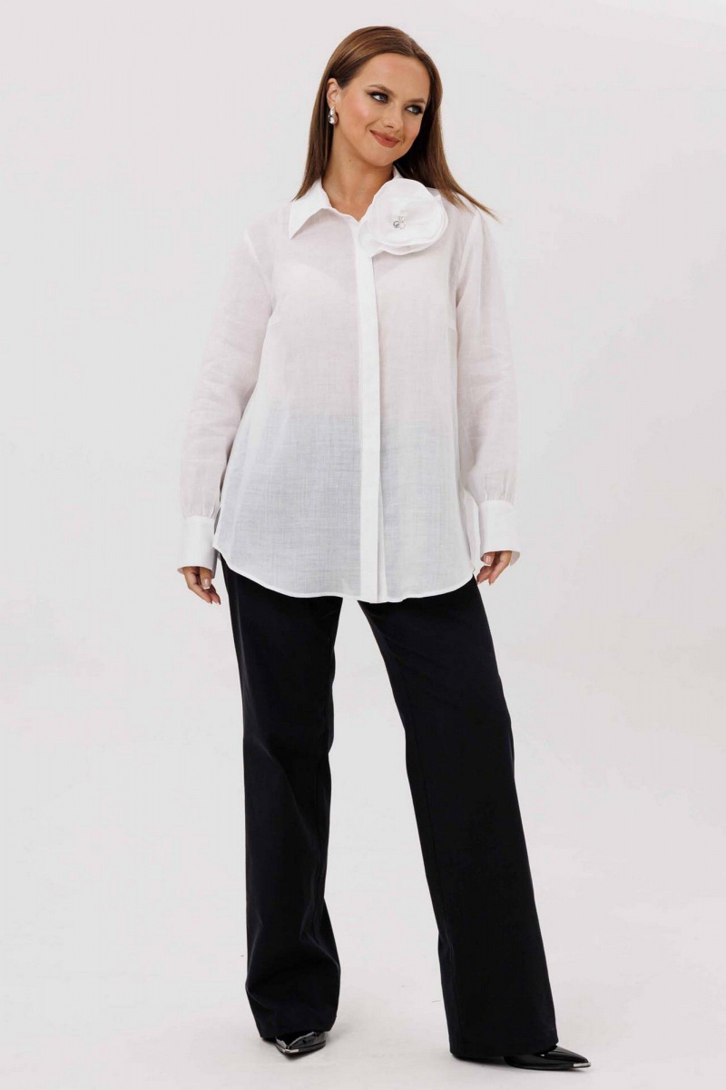 Блузы Mislana 1241 белый