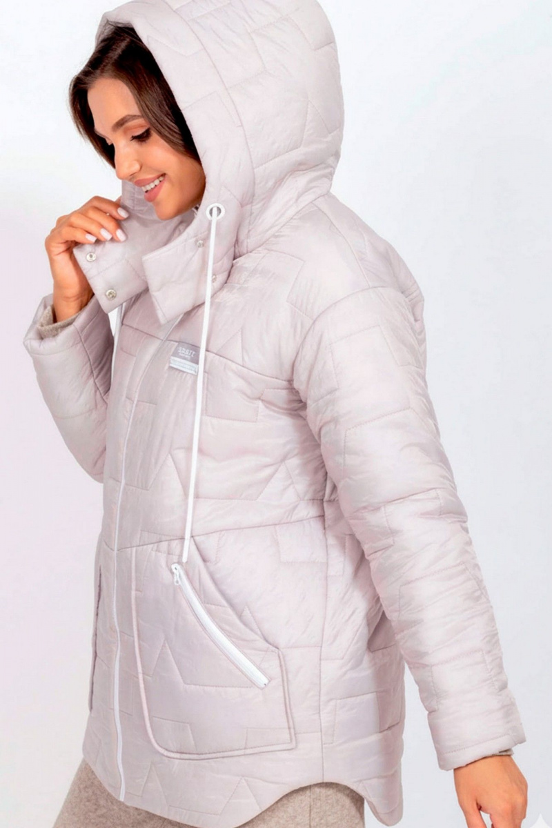 Женская куртка Mislana 1850 жемчужный