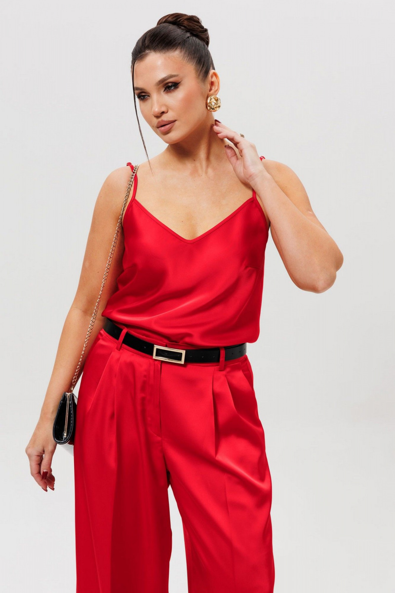 Блузы Mislana 1164бл красный