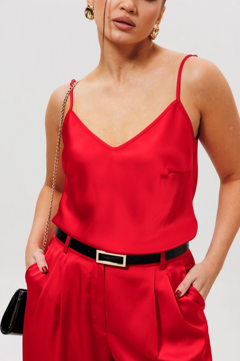 Блузы Mislana 1164бл красный