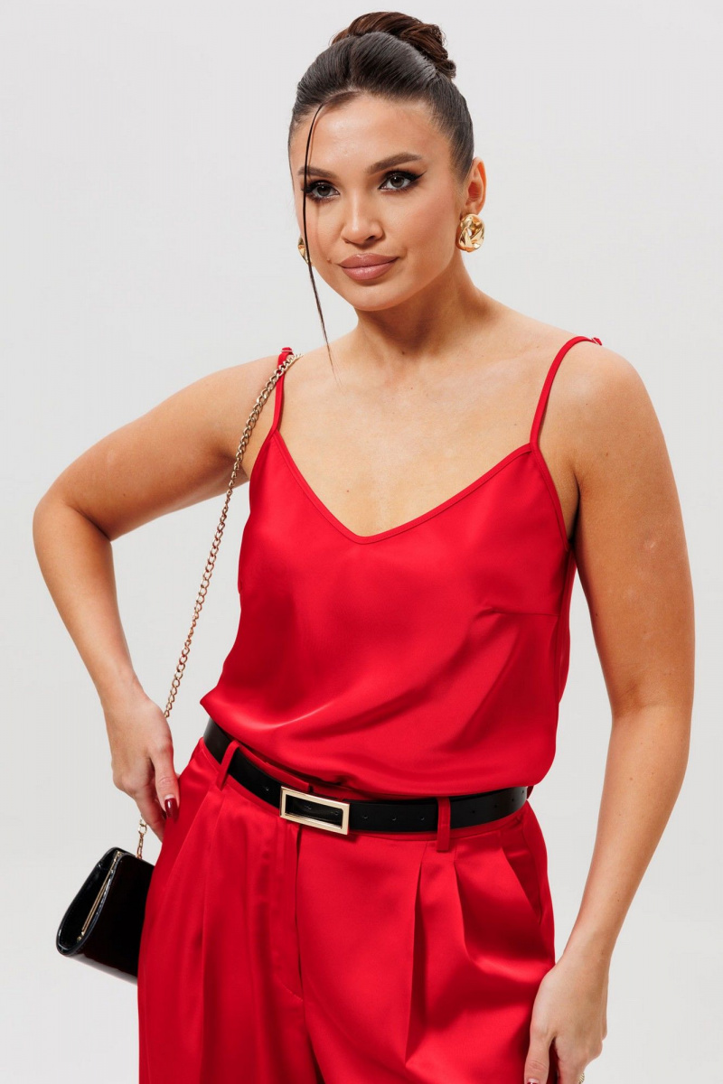 Блузы Mislana 1164бл красный