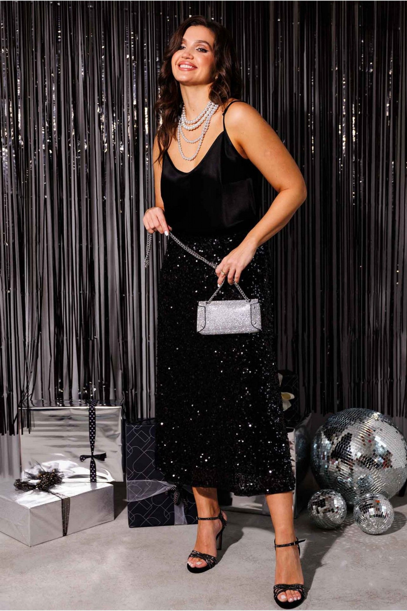 Блузы Mislana 1164бл черный