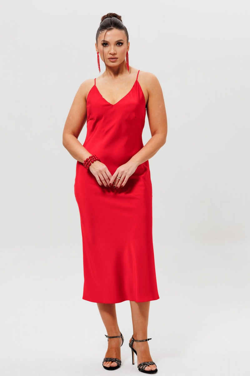 Платья Mislana 1158 красный