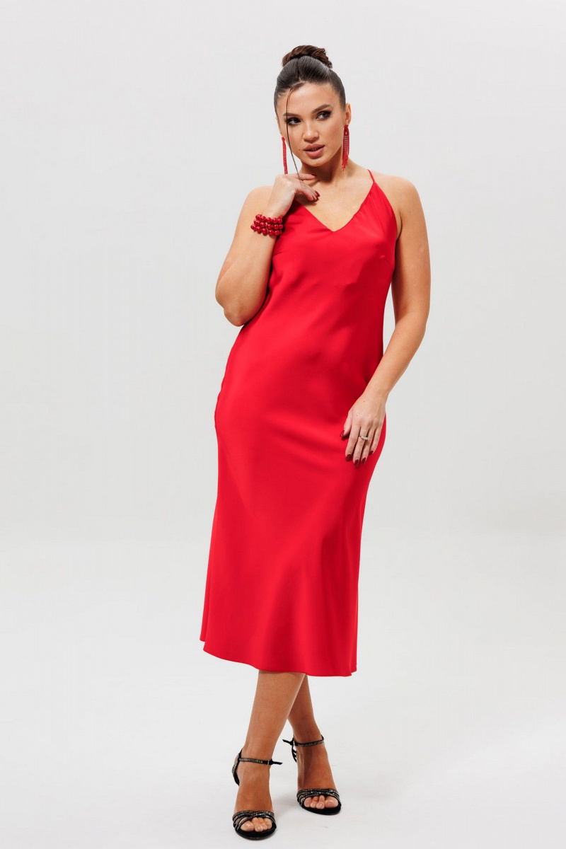 Платья Mislana 1158 красный