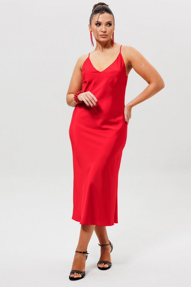 Платья Mislana 1158 красный