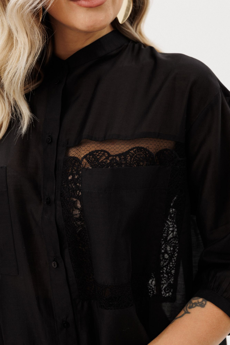 Блузы Ma Vie М-724-1 черный