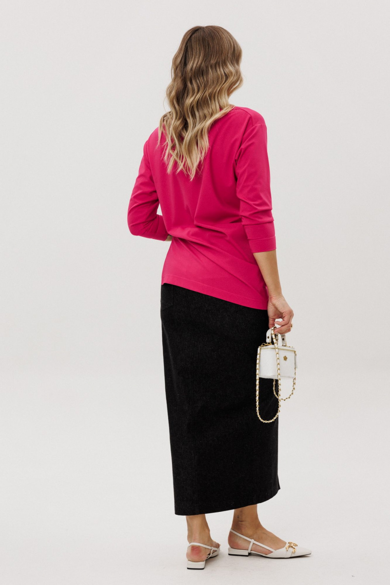 Юбочный комплект Ma Vie М-725 малиновый_и_черный